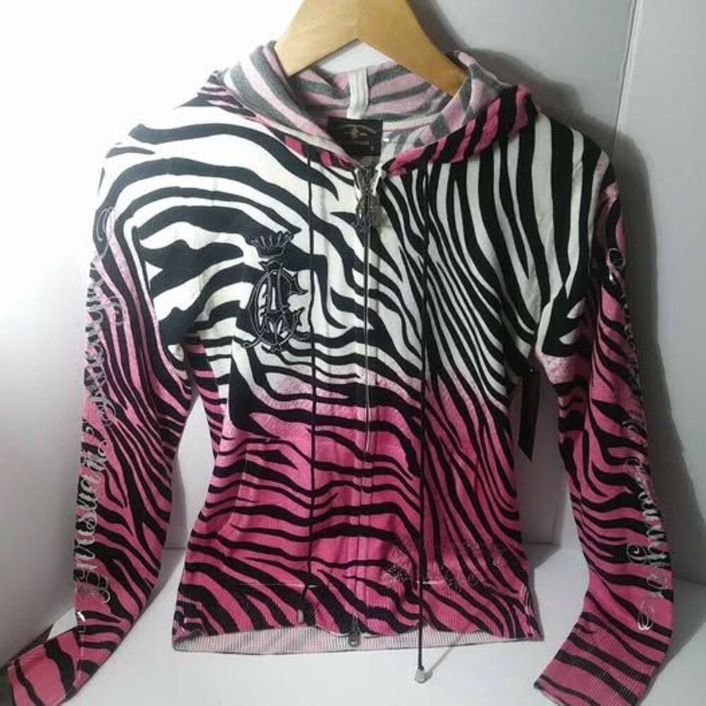 Christian Audigier pink white and black with Panthers small